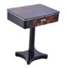 Art Deco, console, table, walnut, drawer, petite, high gloss, furniture, design, polsiehd, restoration, living room, antique