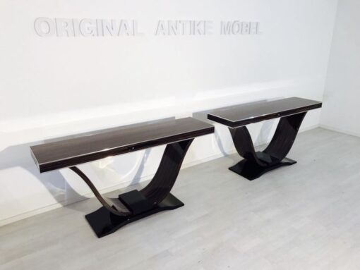brown, high gloss, console, art deco, great foot, living room, couple, lacquer, luxury, funier, chrome lines, piano lacquer, makassar