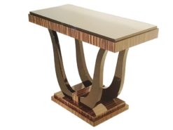 schwarz, hochglanz, konsole, art deco, toller fuß, wohnzimmer, chromgriffe, lack, Luxus, Furnier, Chromlinien, klavierlack