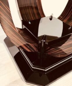 Art Deco, table, dining, living room, design, furniture, interior, interiordesign, octagonal, macassar, wood, antiques, restoration