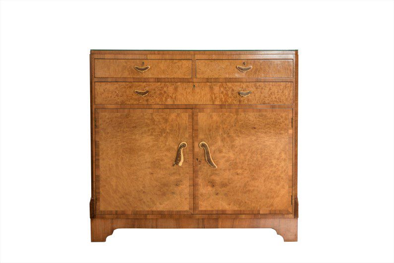 1920s Art Deco Walnut Dresser
