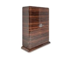 Modern Design Cabinet made of High Gloss Macassar Chrome Handles, design furniture, customizable, interior design, luxury living