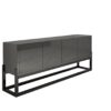 Modern Design Sideboard with a High Gloss Finish, Dark grey paintjob, high end furniture, piano lacquer, made in germany, furniture, interior design