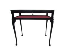 Ebonized Louis Seize Vitrine Table - Collectors Vitrine, Antique furniture, louis seize furniture, antiques, original antique furniture