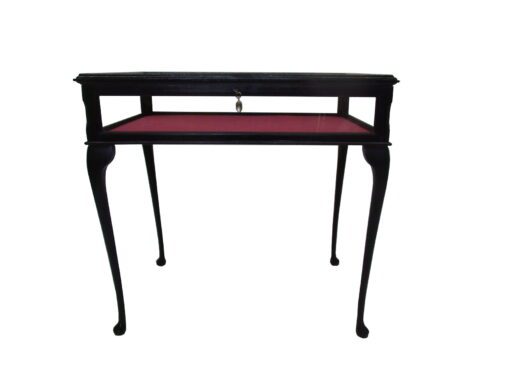 Ebonized Louis Seize Vitrine Table - Collectors Vitrine, Antique furniture, louis seize furniture, antiques, original antique furniture
