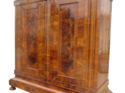 Baroque Wave Cabinet from Switzerland 1770s, Baroque Cupboard, Antique Wave Cabinet, Antique Cupboard, Original Baroque Furniture