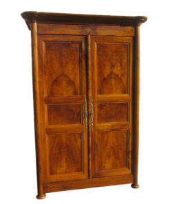 Biedermeier Hall Cabinet Walnut circa 1830, Biedermeier Cupboard, Antique Hall Cabinet, Antique Cupboard, Original Biedermeier Furniture