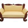 Curved Original Biedermeier Sofa from Hungary, Massive Walnut Body, Biedermeier Couch, Antique Sofa, Antique Couch, Walnut Sofa