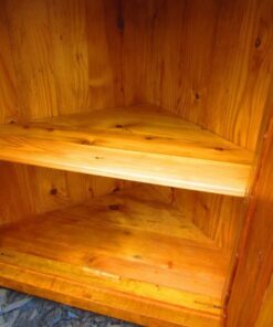 Biedermeier Corner Cupboard, circa 1830, Biedermeier Cupboard, Biedermeier Warddrobe, Antique Corner Cupboard, Biedermeier Vitrine
