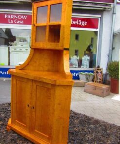 Biedermeier Corner Cupboard, circa 1830, Biedermeier Cupboard, Biedermeier Warddrobe, Antique Corner Cupboard, Biedermeier Vitrine