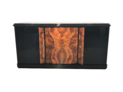 Walnut Burl Sideboard from France 1930s, Black Sideboard, Luxury sideboard, Art Deco Sideboard, Art Deco Buffet, Storage, Luxury, Interior Design
