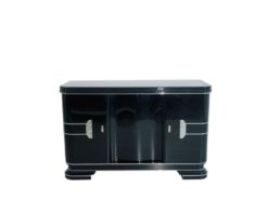 art, deco, sideboard, serpentine, front, 1930, antique, living room, hall, old, modern, design, elegant, original, furniture, commode