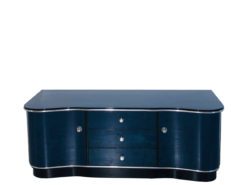 Blue Art Deco Lowbaord or Commode France 1930s, Sideboard, Art Deco Furniture, Blue Furniture,ANtiques, Art Deco for sale, Art deco furniture dealer