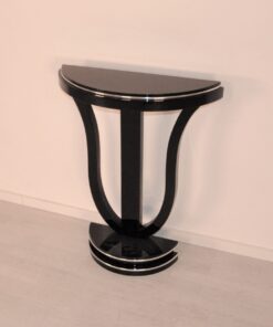 Art Deco Style Wall Console in Piano Lacquer, Art Deco style furniture, design furniture, luxury furniture, interior design sourcing, restoration