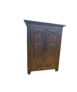 Farmer's Cupboard, Solid Wood,Traditional Carvings