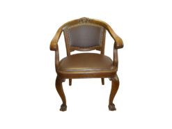 Amrchair, Upholstered, Solid Wood, Study