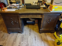 Empire Desk, Dark Solid Wood, Study
