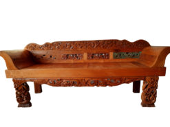 Bench, Solid Wood, Colonial Style