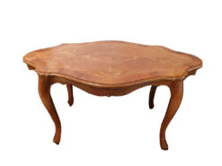 Oval Dining Table, Solid Wood, Inlays