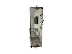 Handmade Wall Mirror With Dekorative Iron Frame