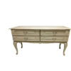 White Chest of Drawer, Solid Wood