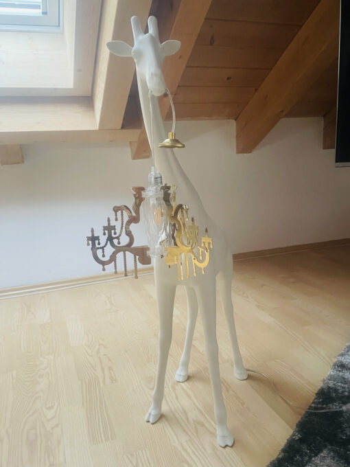Design Lamp By Queeboo "Giraffe in love", White