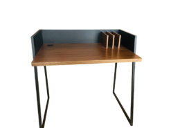 Black Designer Desk, Home-Office, 90cm-Width