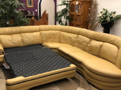 Himola Longlife Leather Corner Sofa, L-Shape