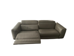 Leather 3-seat sofa, 2 electric relax function seats, Natuzzi Editions B795
