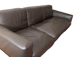 Flexform Soft Air Light Sofa, Brown, Leather