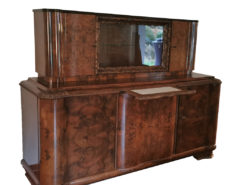 Midcentury Buffet, Solid Root Wood, Dining Room