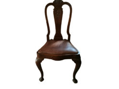 Dining Room Chair, Leather Upholstery
