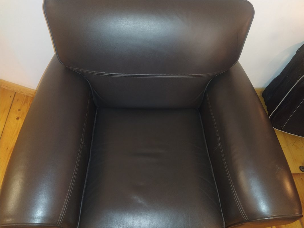 Ikea sales leather seat
