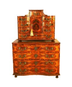Tabernacle Chest of Drawers, Baroque, Dresden, 1760, Unrestored