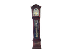 Midcentury Grandfather's Clock, Solid Wood