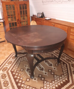 Antique Extendable Dining Table, 1914, Solid Wood