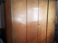 Antique Bedroom Closet, Midcentury, Solid Wood