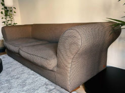 FENDI Sofa, Grey, 3-Seat-Sofa