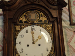 Antique Wand Clock, Mady By John, Oakwood