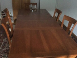 Italian Extendable Dining Table + Chairs