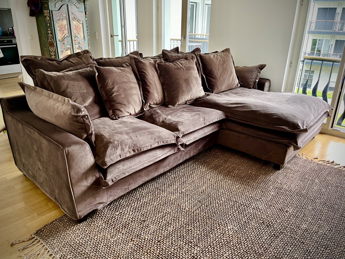 Micasa Suede Leather Sofa Original