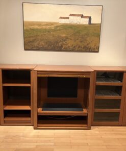 Media center solid cherry wood