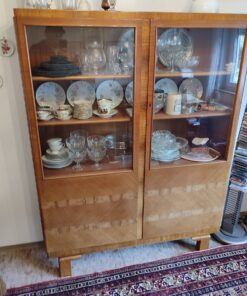 Glass display case without contents