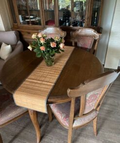 Eiche Massiv Tisch und Stühle