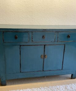 Chinesisches Sideboard mit Stuhl