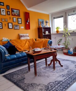 Chesterfield, blau, 50er Jahre, England