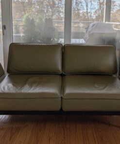 Rolf Benz Mera Zweisitzer Sofa khakigrau