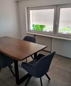 Esstisch Baumkante inkl. 4 Stühle