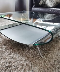 Roland Schmitt Glas-Couchtisch