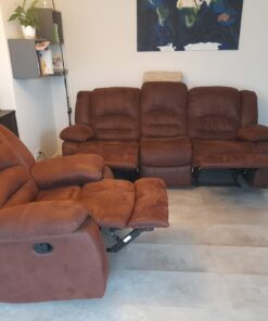 3 Sitzer Couchgarnitur mit Sessel